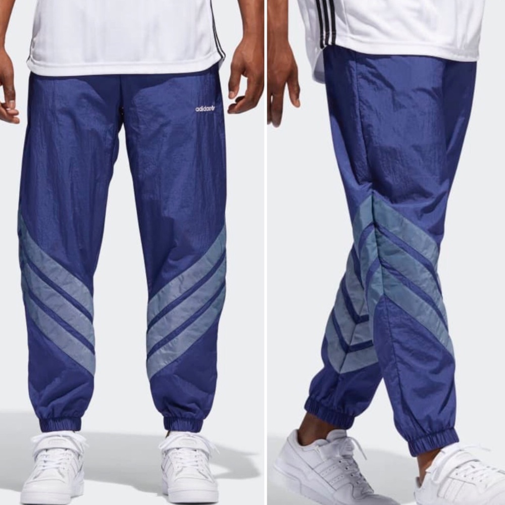 Adidas V Stripes Track Pants Indigo XL